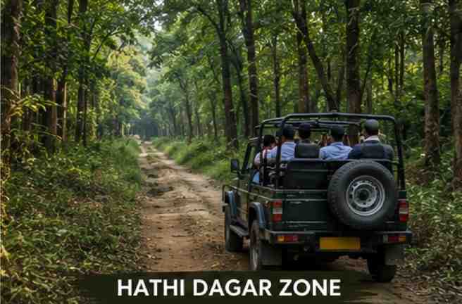 Hathidagar Zone safari landscape