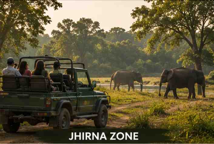 Jhirna forest rest house safari landscape